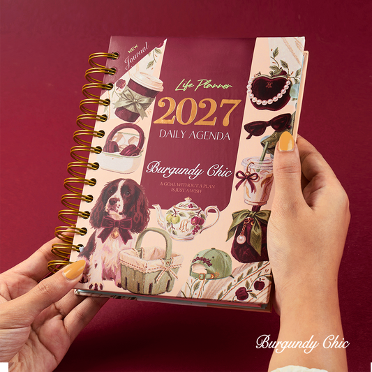 Burgundy Chic Wire Agenda 2027