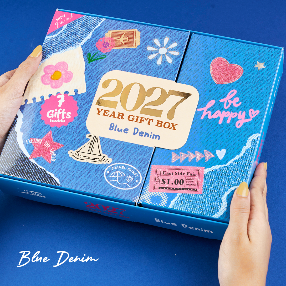Blue Denim Weekly Box 2027 & Bedazzling Color