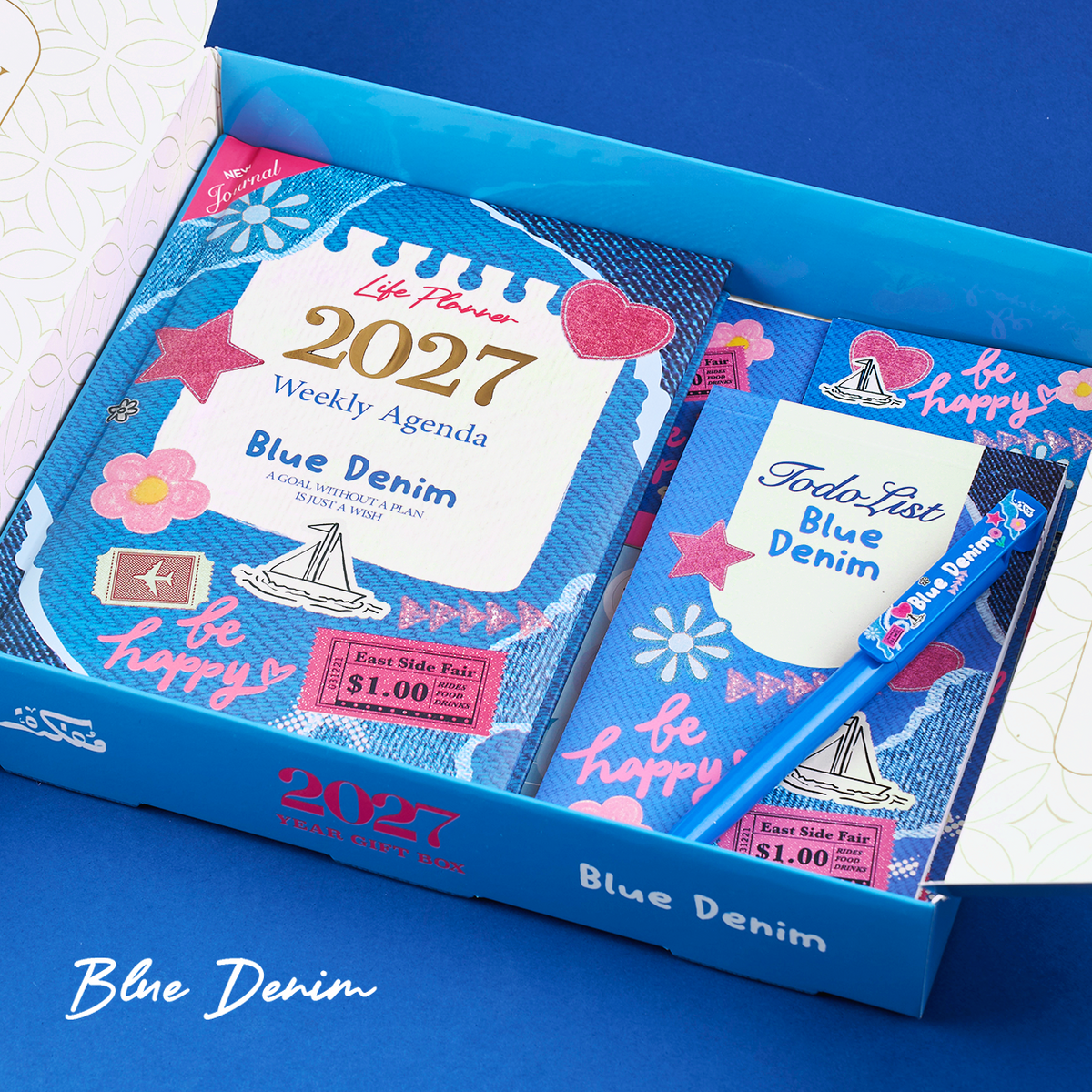 Blue Denim Weekly Box 2027 & Bedazzling Color
