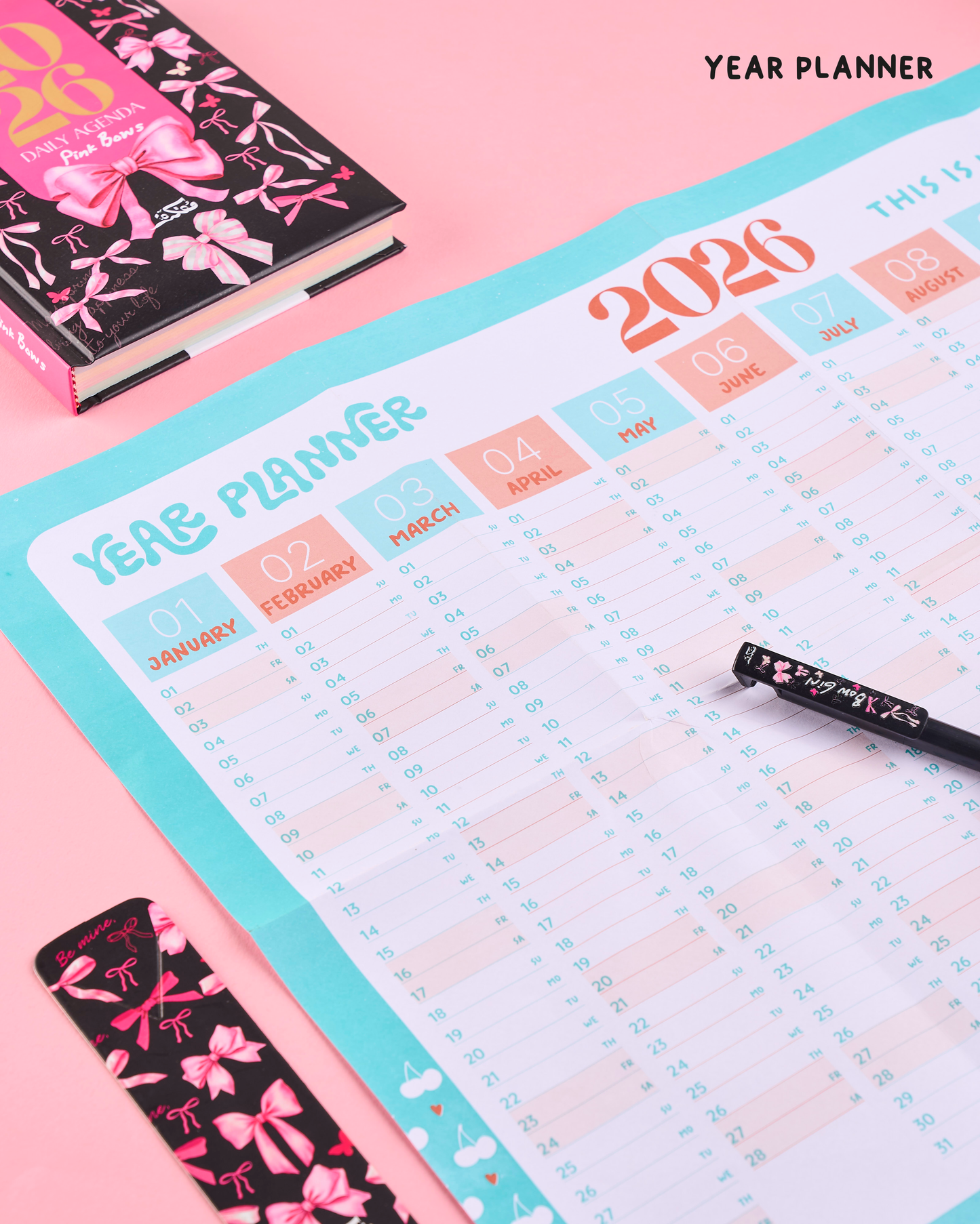 Pink Bows Year Gift Box 2026