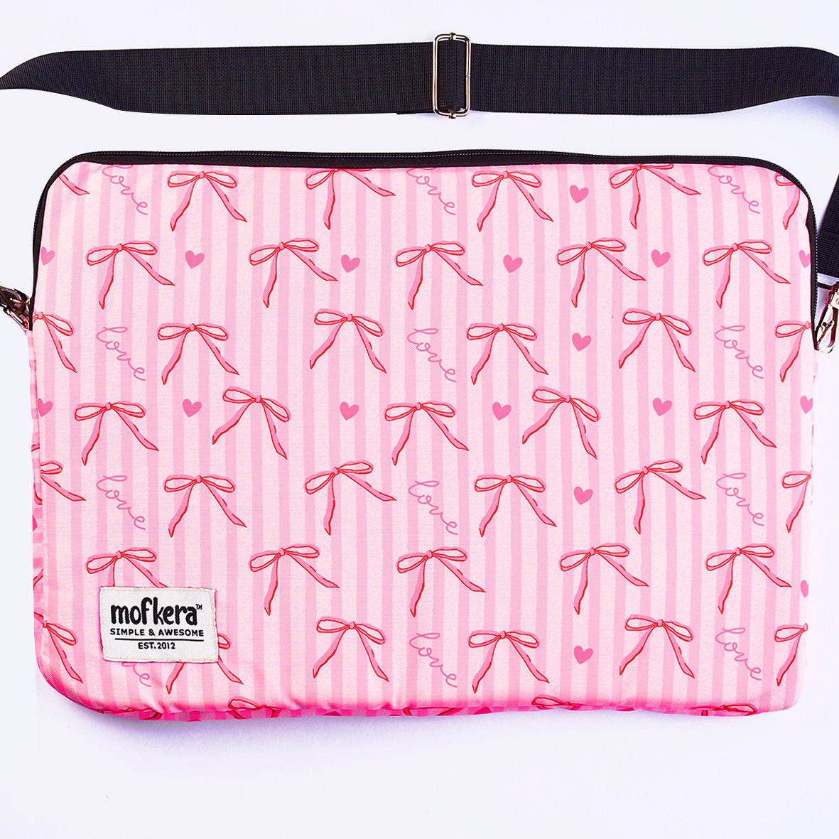 Pink Bow Laptop Sleeves