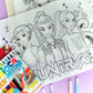 K-POP WASHABLE COLORING BOOK
