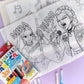 K-POP WASHABLE COLORING BOOK