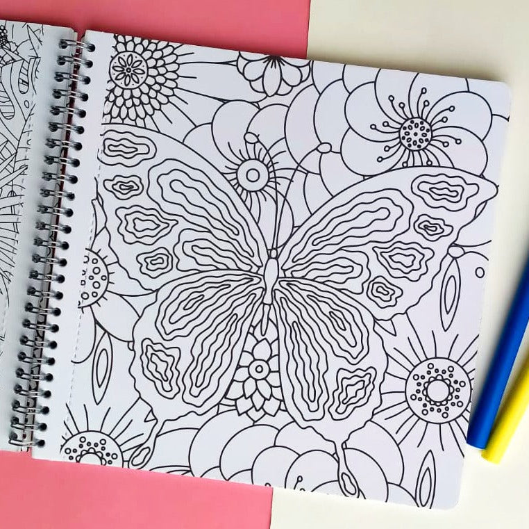 Flowers Coloring Book