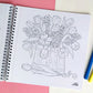 Flowers Coloring Book