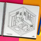 Pocket Rooms  Coloring Book