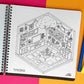 Pocket Rooms  Coloring Book