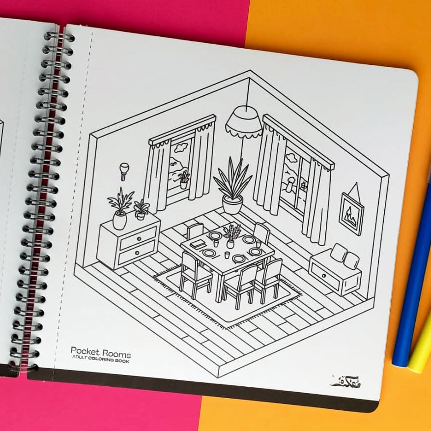 Pocket Rooms  Coloring Book
