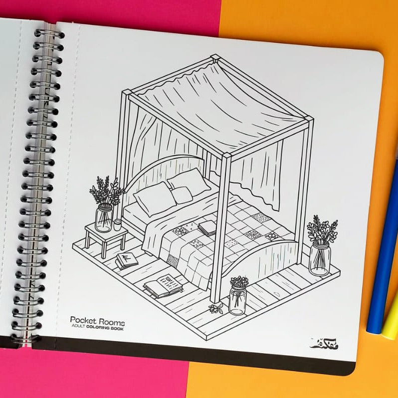 Pocket Rooms  Coloring Book