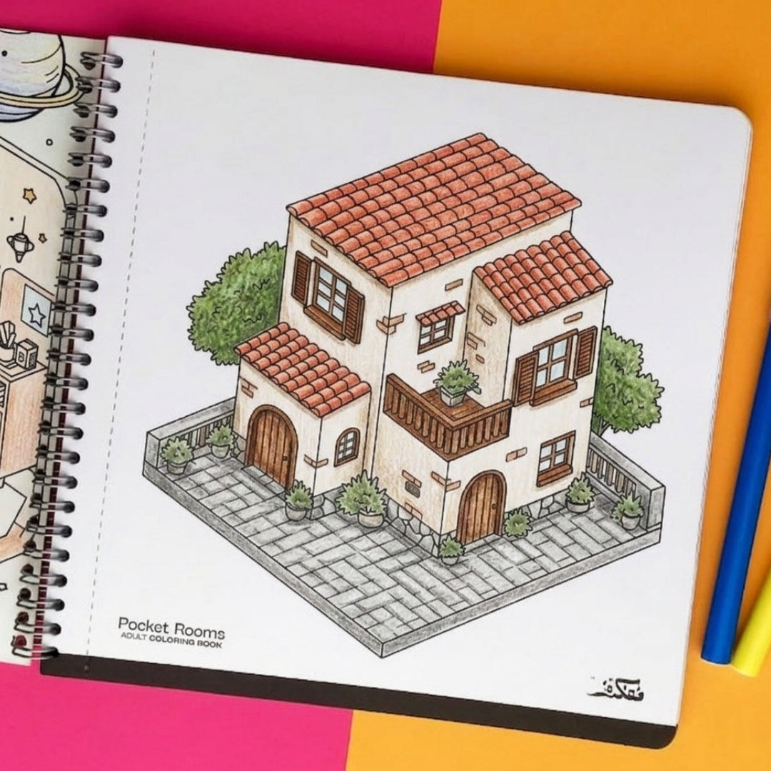 Pocket Rooms  Coloring Book