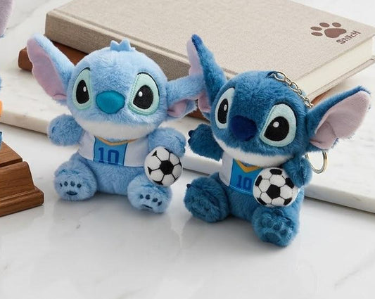 Stitch FootBall Plush Keychain