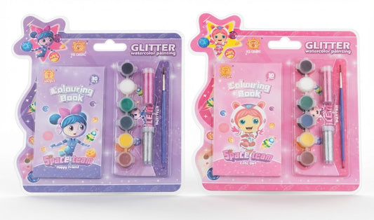 Glitter Watercolor Painting