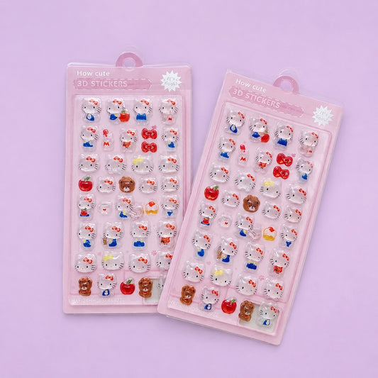 Kitty 3D Stickers
