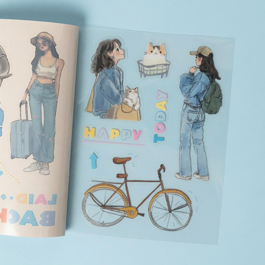 Romantic Travel Stickers