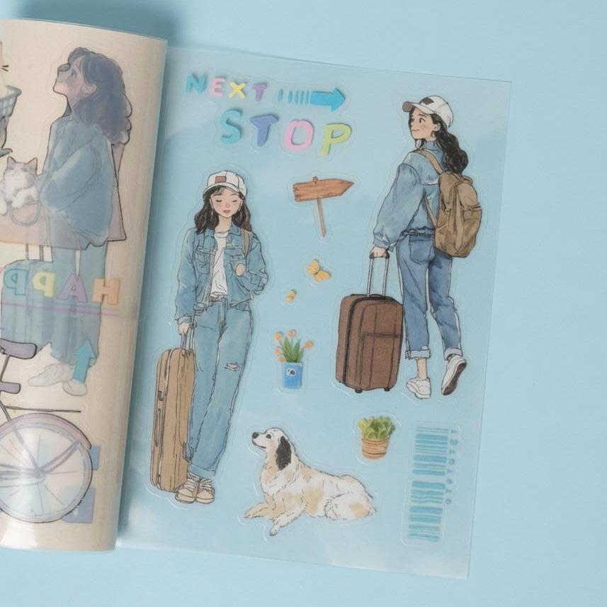Romantic Travel Stickers