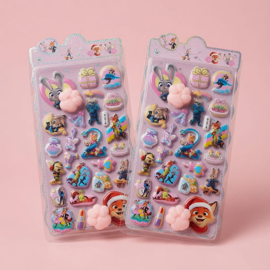 Zootopia 3D Stickers