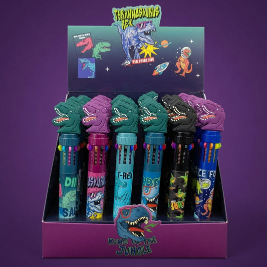 Dinosaur 10 Color Pen