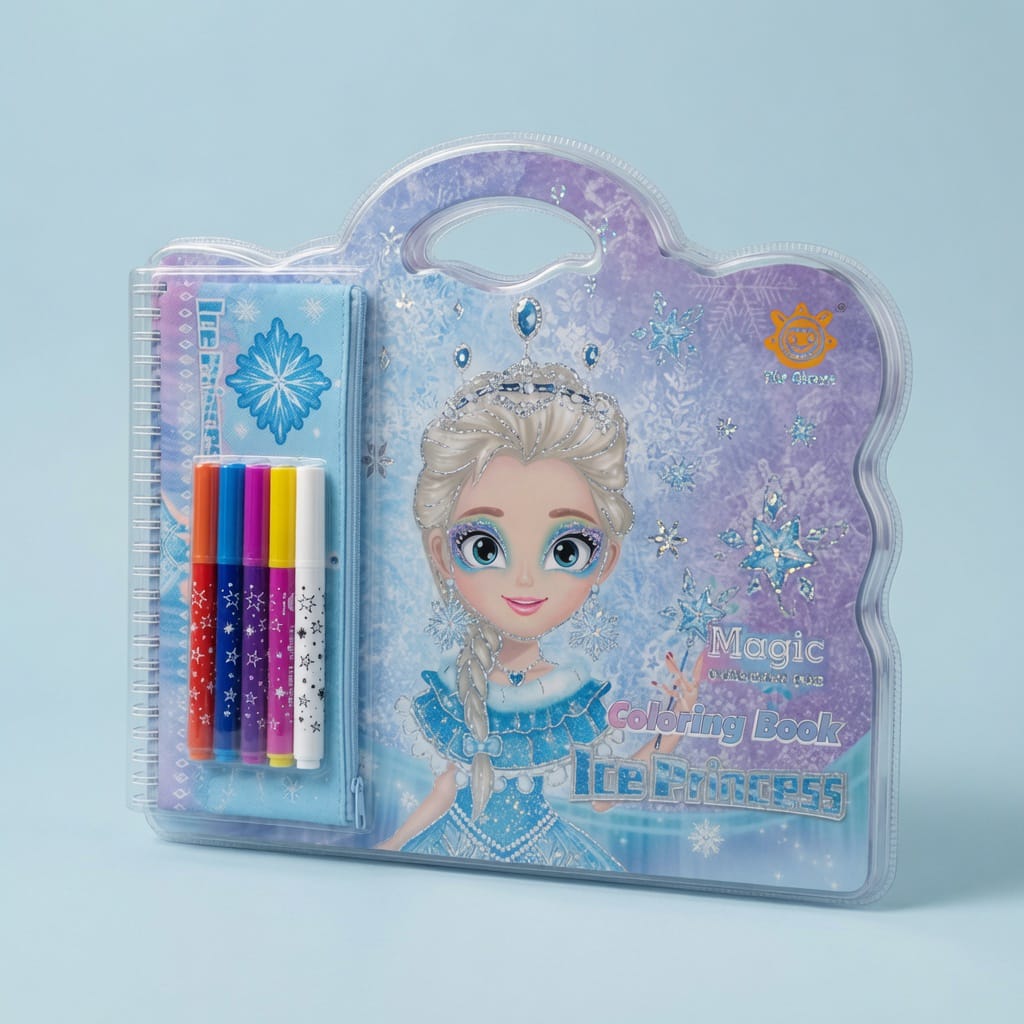Ice Princess Magic Coloring Book