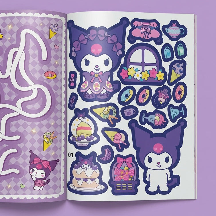 Cute Dress Up Coloring Book