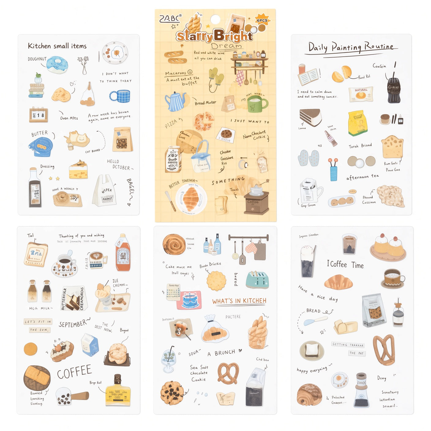 Starry Bright Stickers