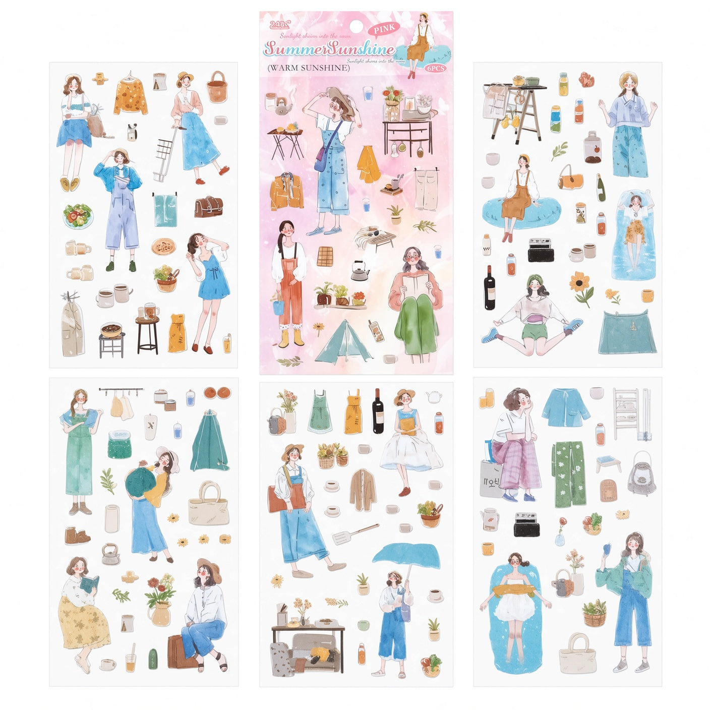 Summer Sunshine Stickers