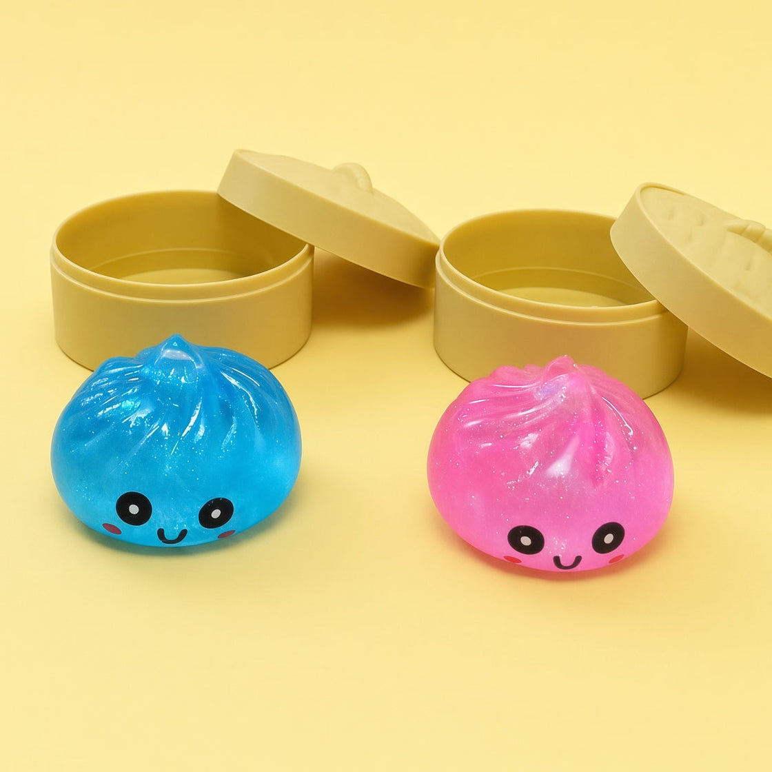 Mini Glitter Dumpling Squishy