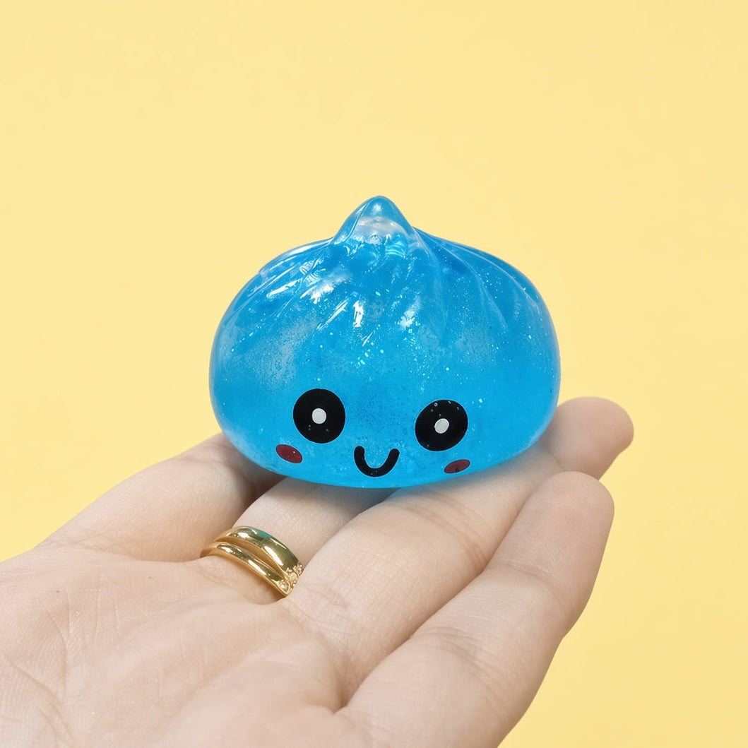 Mini Glitter Dumpling Squishy
