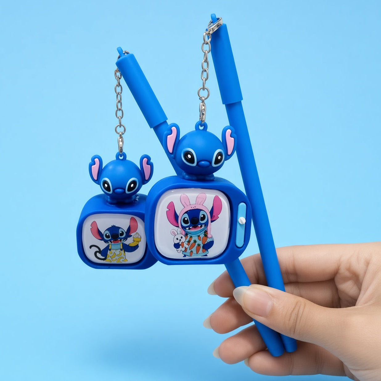 Stitch Large Medal TV Gel Pen