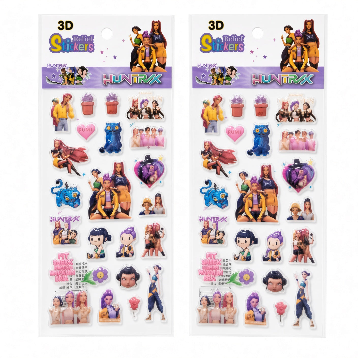 K.pop Huntrx 3D Stickers