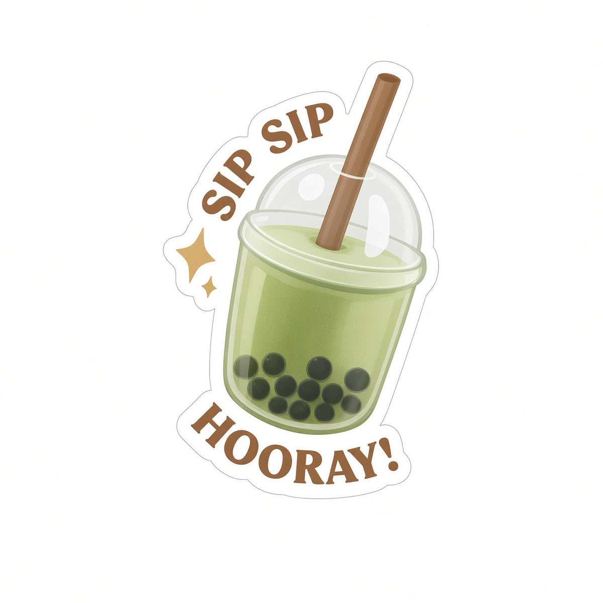 SIP SIP HOORAY Laptop Sticker