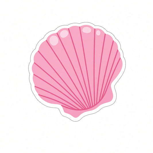 Seashell Laptop Sticker