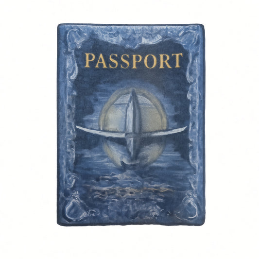 Passport Laptop Sticker