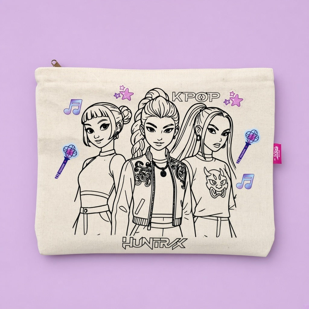 K.pop Washable & Reusable Coloring Bag