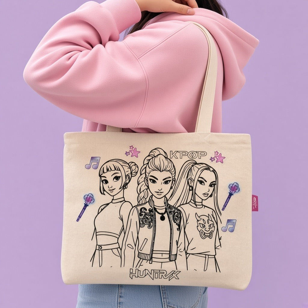 K.pop Washable & Reusable Coloring Bag