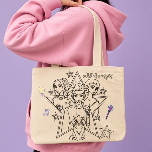 K.pop Star Washable & Reusable Coloring Bag