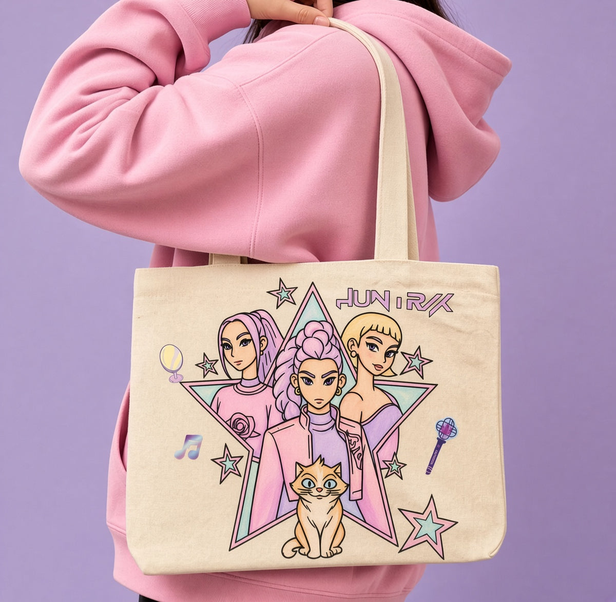 K.pop Star Washable & Reusable Coloring Bag