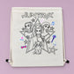 K.pop Backpack Washable & Reusable Coloring Bag