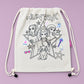 K.pop Backpack Washable & Reusable Coloring Bag