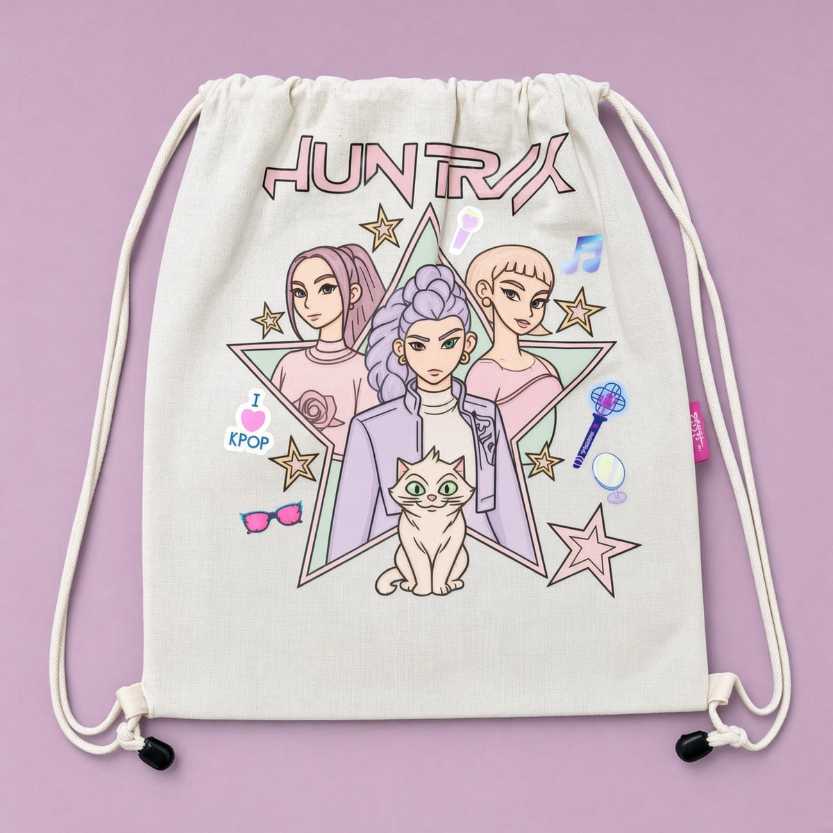 K.pop Backpack Washable & Reusable Coloring Bag