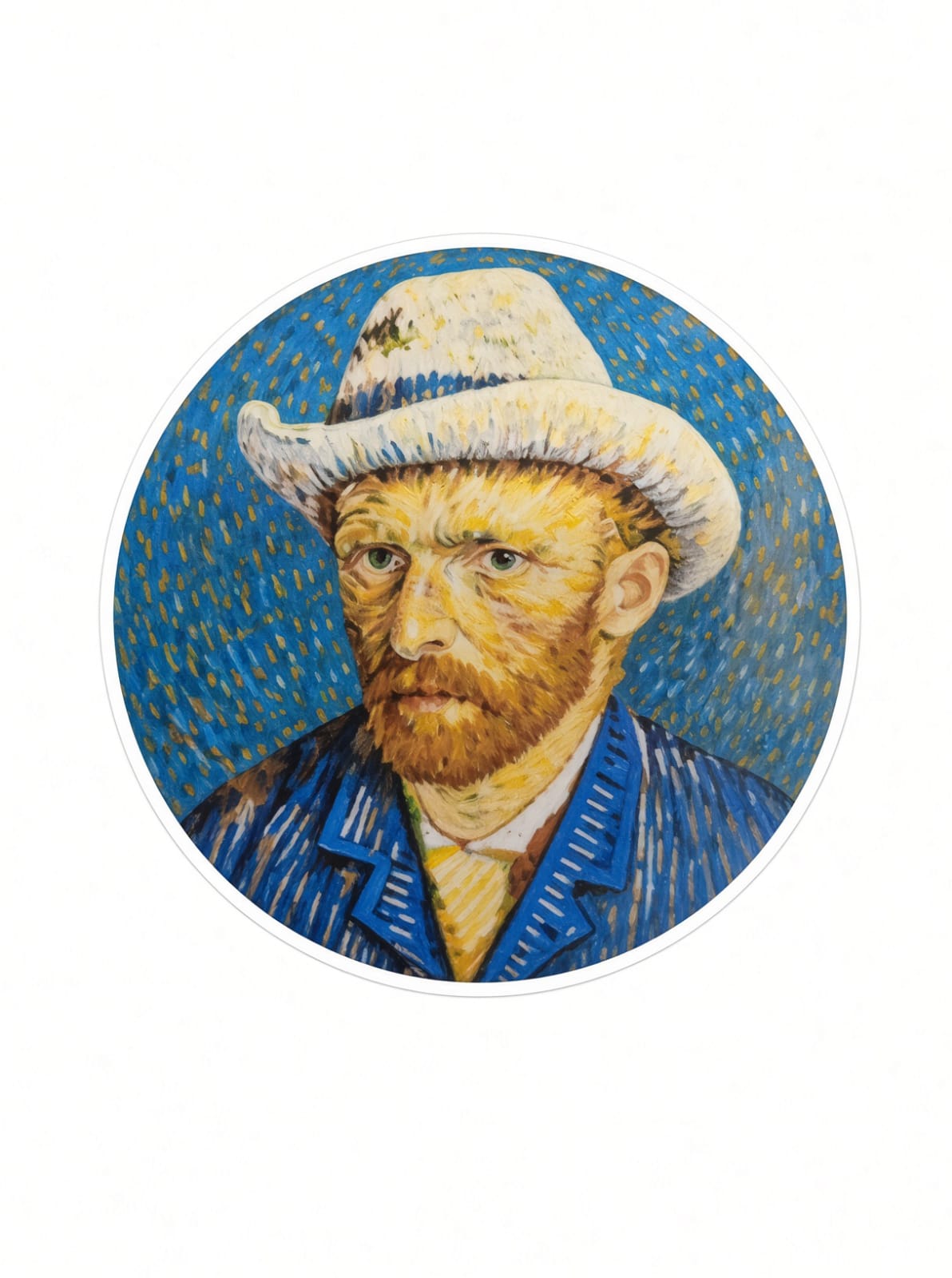 Van Gogh Laptop Sticker