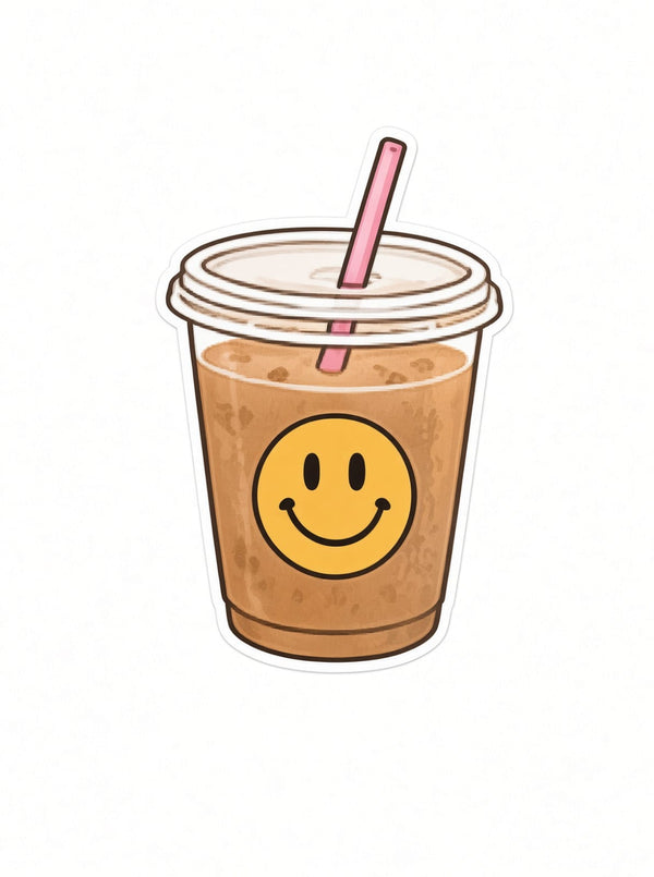 Ice coffee Laptop Sticker – Mofkera