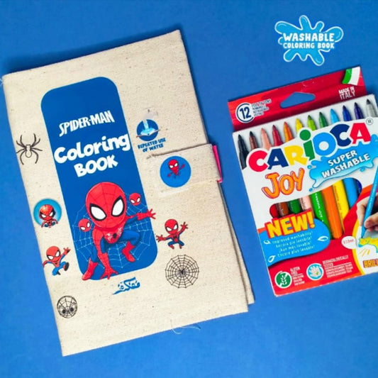 SPIDER MAN WASHABLE COLORING BOOK