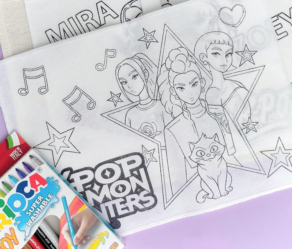 K-POP WASHABLE COLORING BOOK