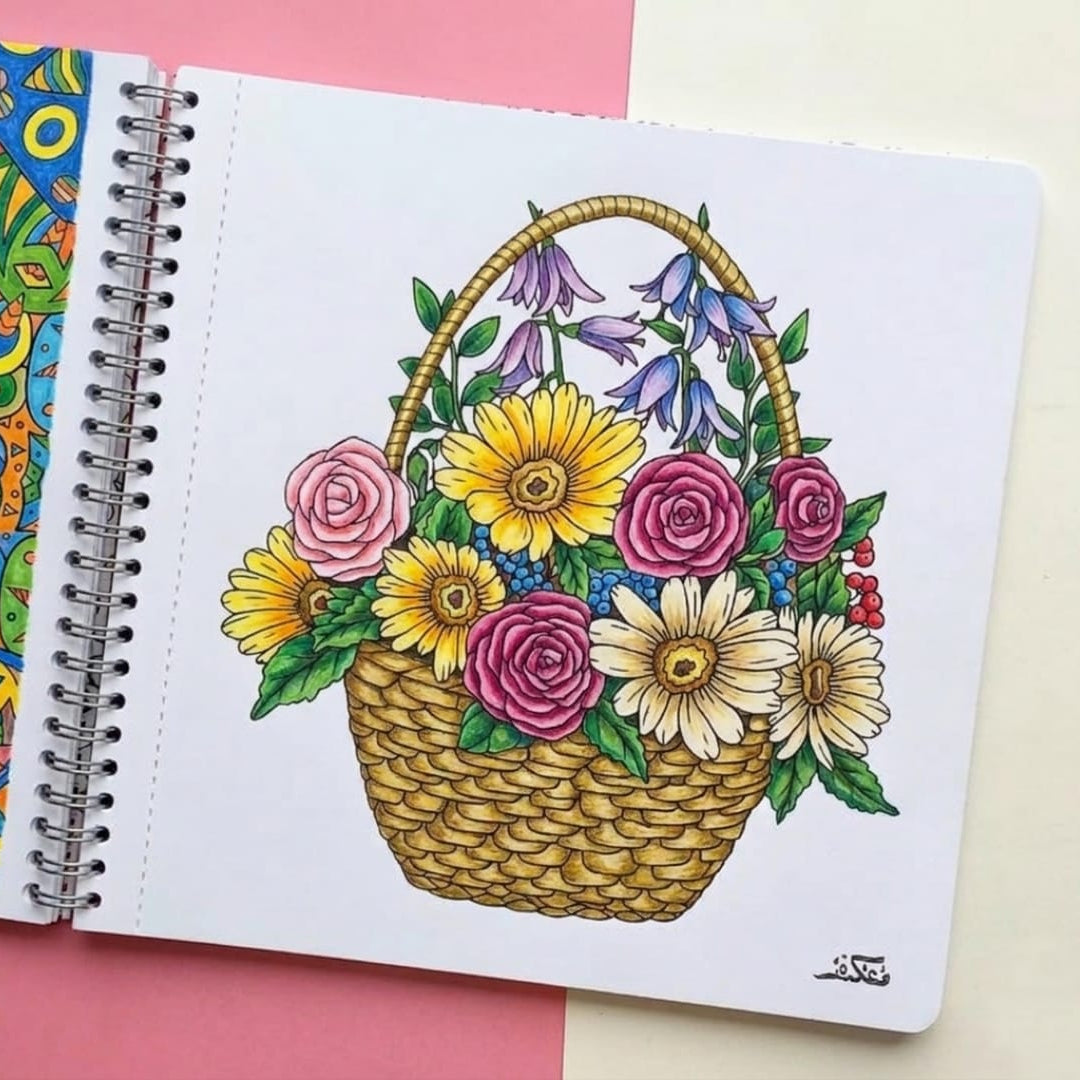 Flowers Coloring Book