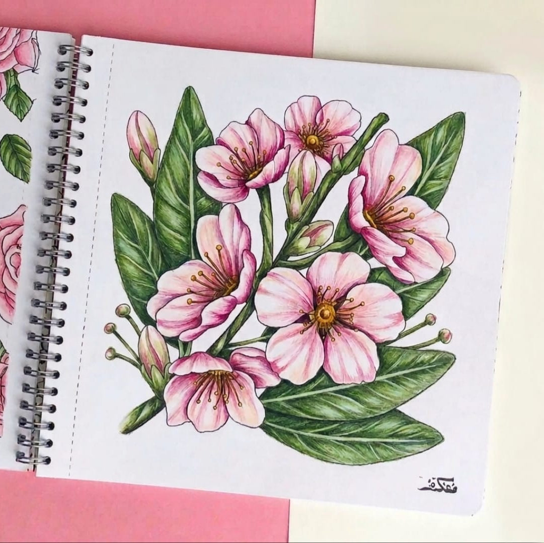 Flowers Coloring Book