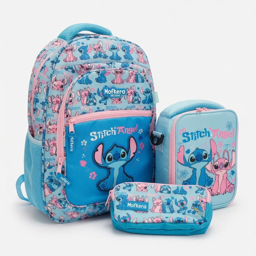 Stitch& Angel School Set