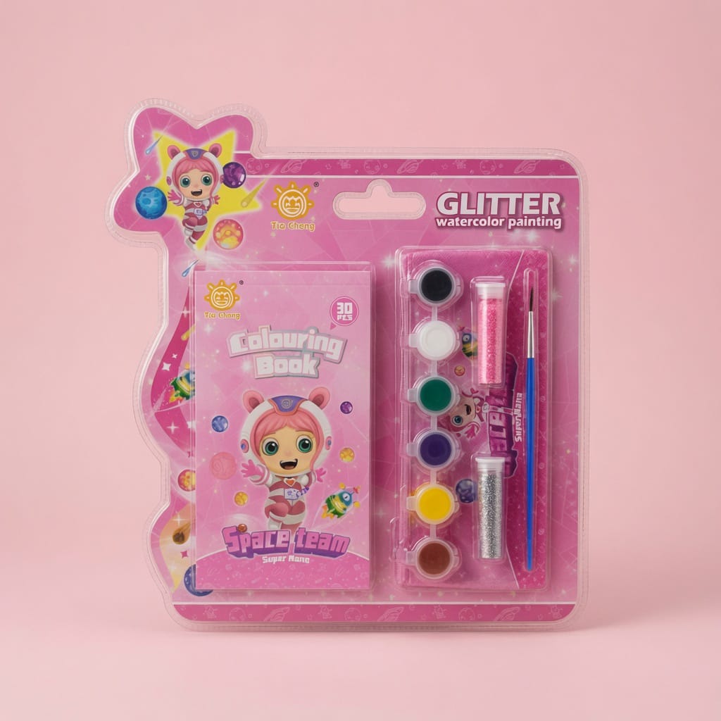 Glitter Watercolor Painting