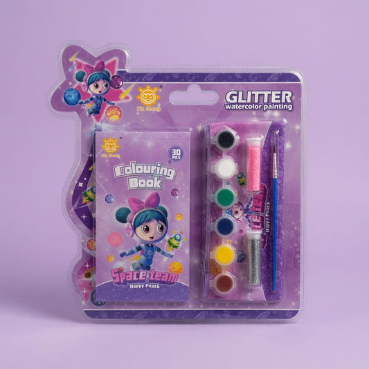 Glitter Watercolor Painting