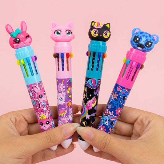 Cat 10 Color Pen