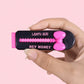 Bow pull push Eraser